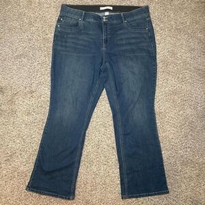 Cato Est. 1946 Women's  Hi Rise Denim Blue Jean Bootcut‎ Jeans Plus Size 18WP